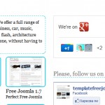 Google+ badge (Google+ like box) module for Joomla 1.7 